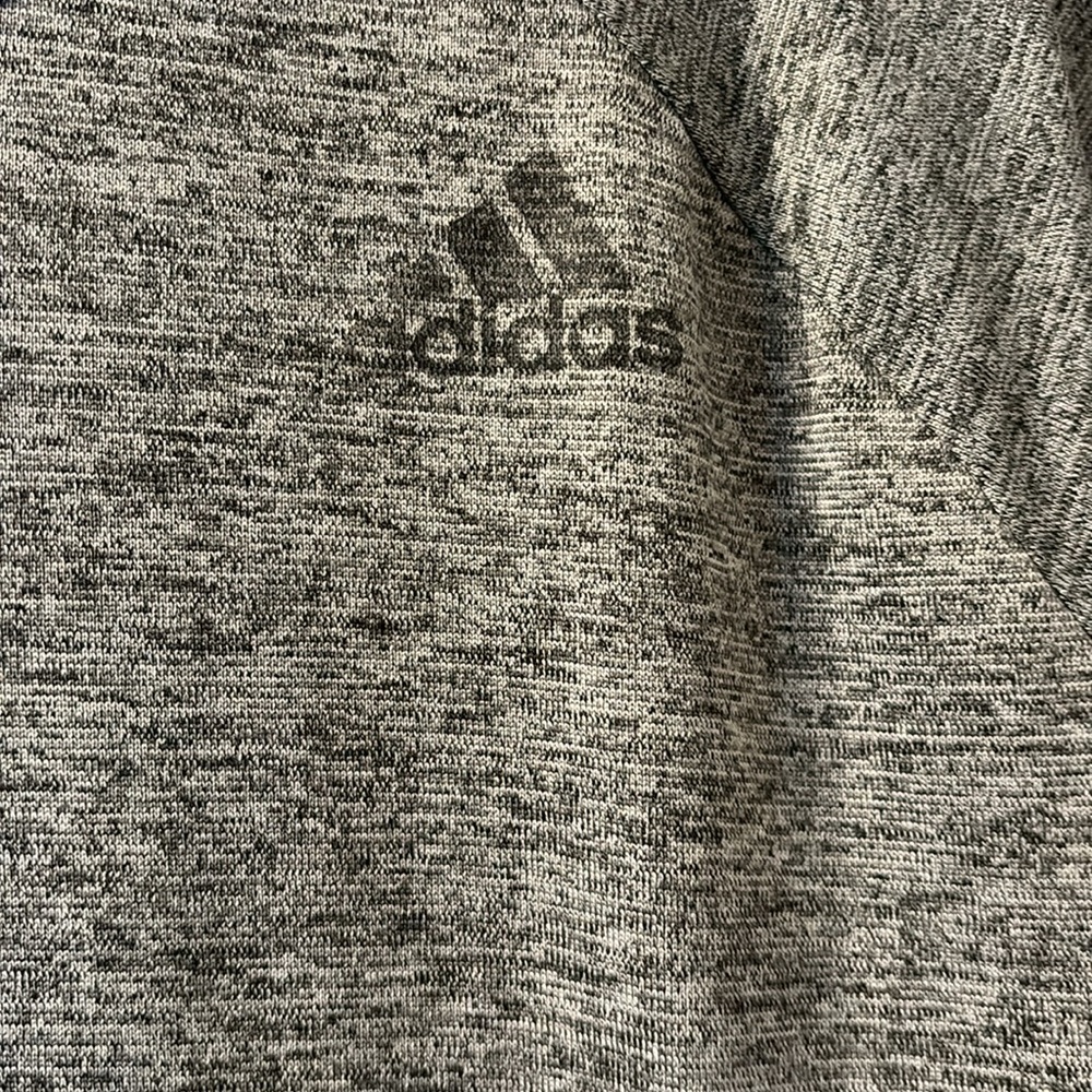 Adidas Basic Gray Tee Size Medium - image 2